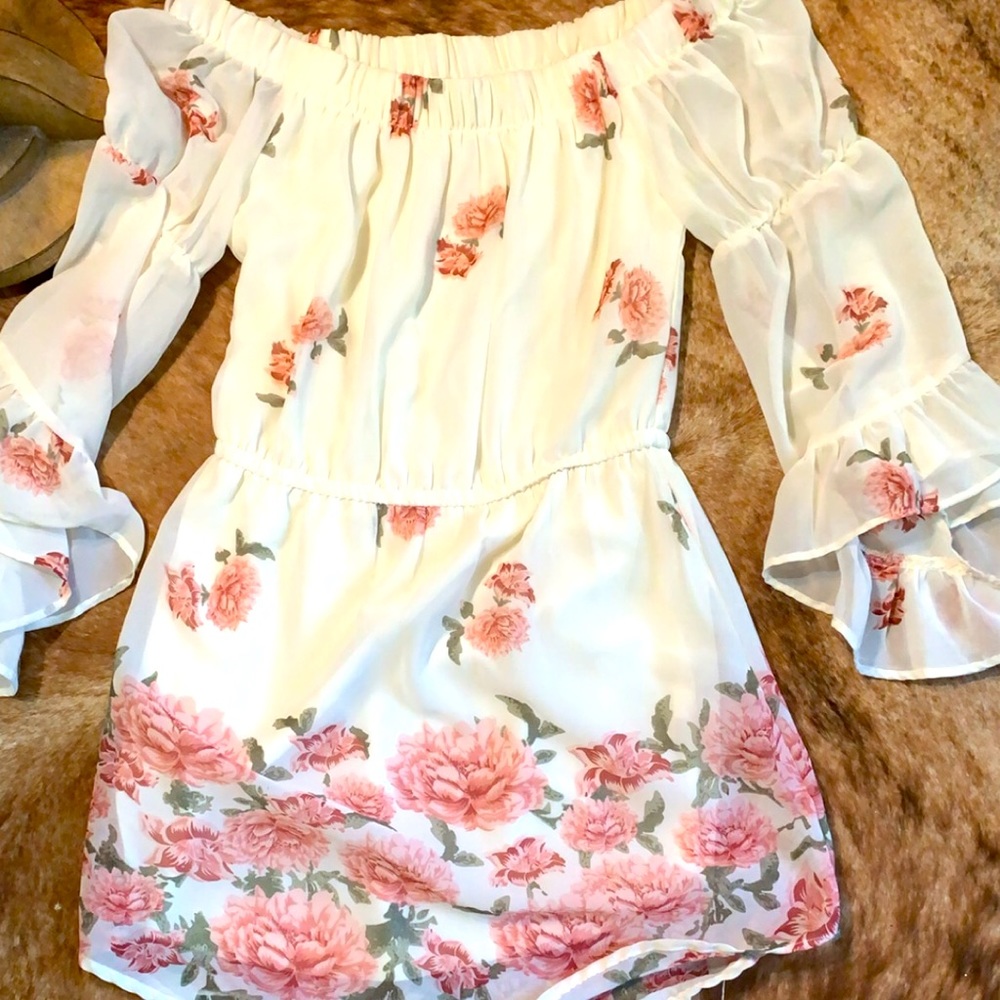 Floral print dress